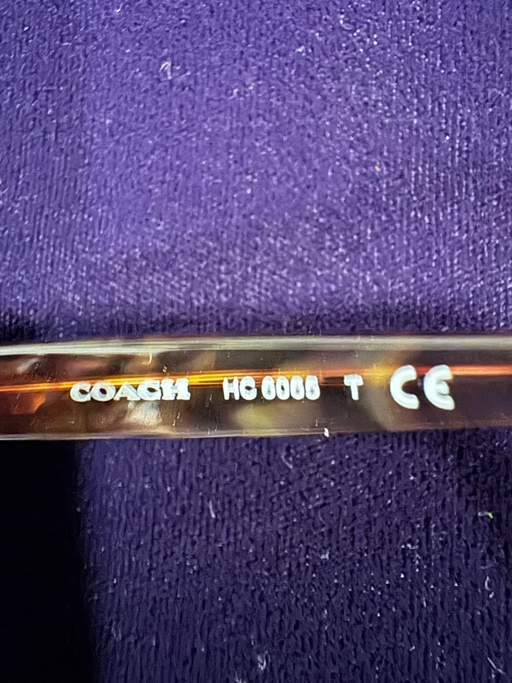 Coach Woman’s  Tortoiseshell Frame Glasses - Brown/Gold Accents